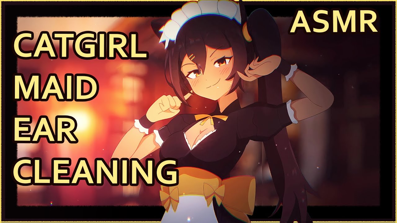 Catgirl Maid Cleans Your Ears (And You) | ASMR | [ear cleaning] [soapy] [mimikaki]