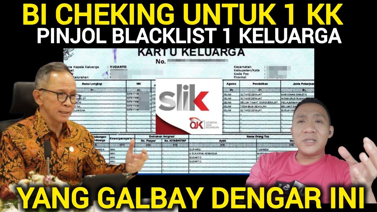 AMAN!! SEMUA YANG GALBAY PINJOL AKULAKU SHOPEE HOME CREDIT KREDIVO DLL-BI CHEKING[SLIK]