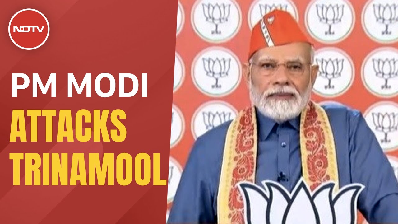 PM Modi Attacks Trinamool Over Bengal Poll Violence: 