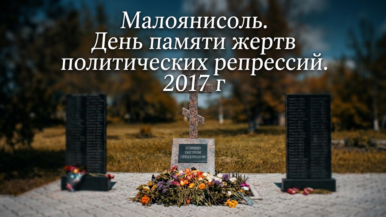Малоянисоль. День памяти жертв политических репрессий.  2017 г