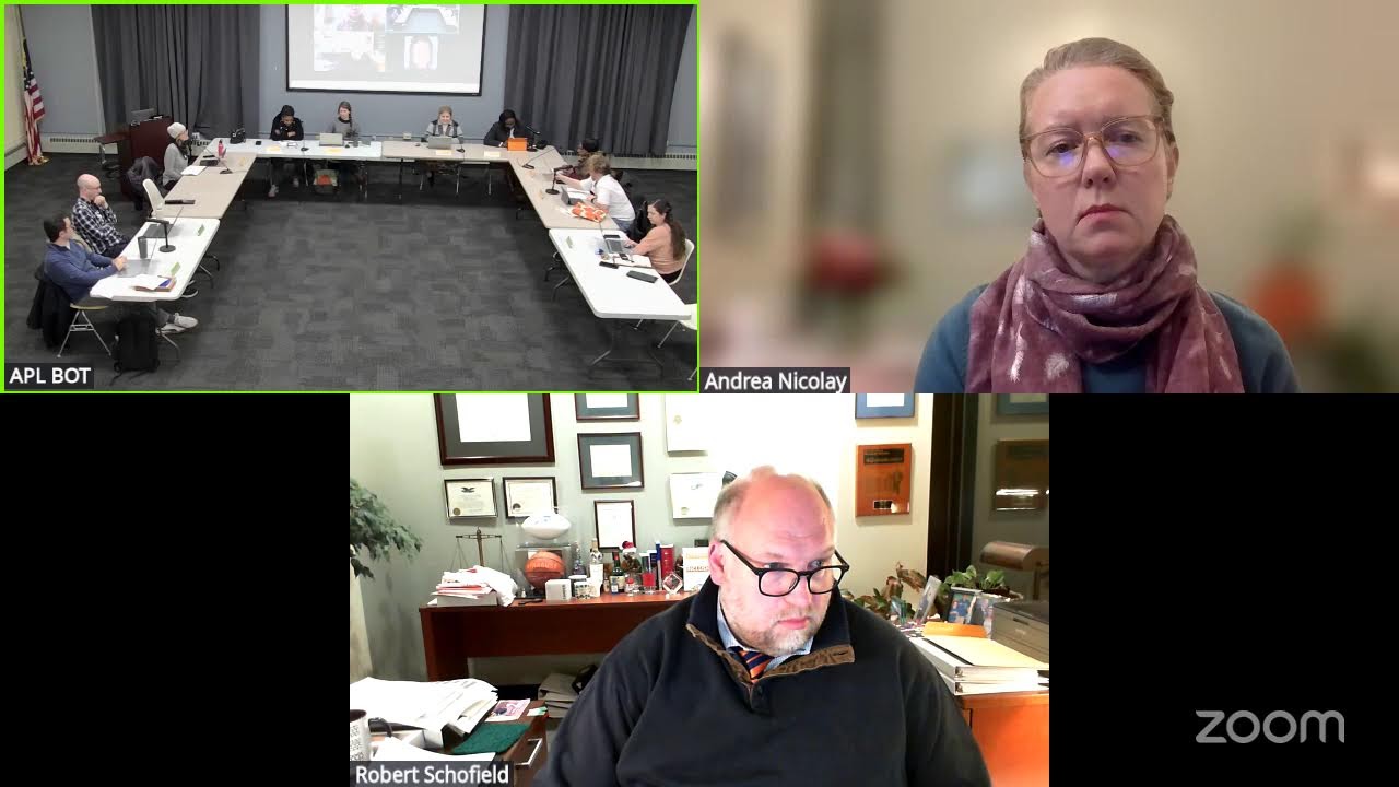 APL Board of Trustees Monthly Meeting 01/13/26