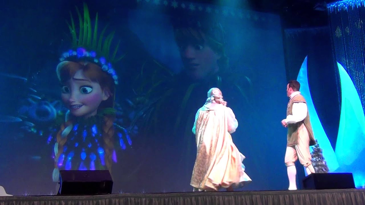Kayla and Logan at the Frozen Sing Along 2 of 2
