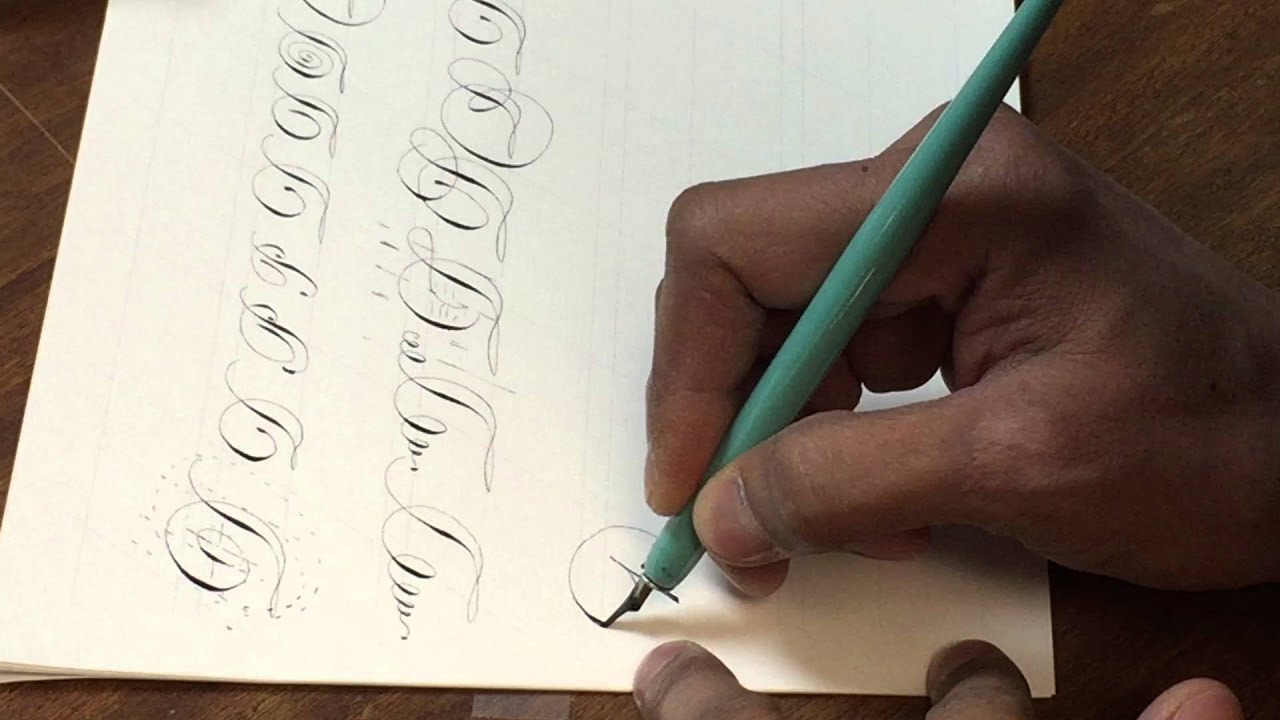 Copperplate Capital D Decorations and Variations