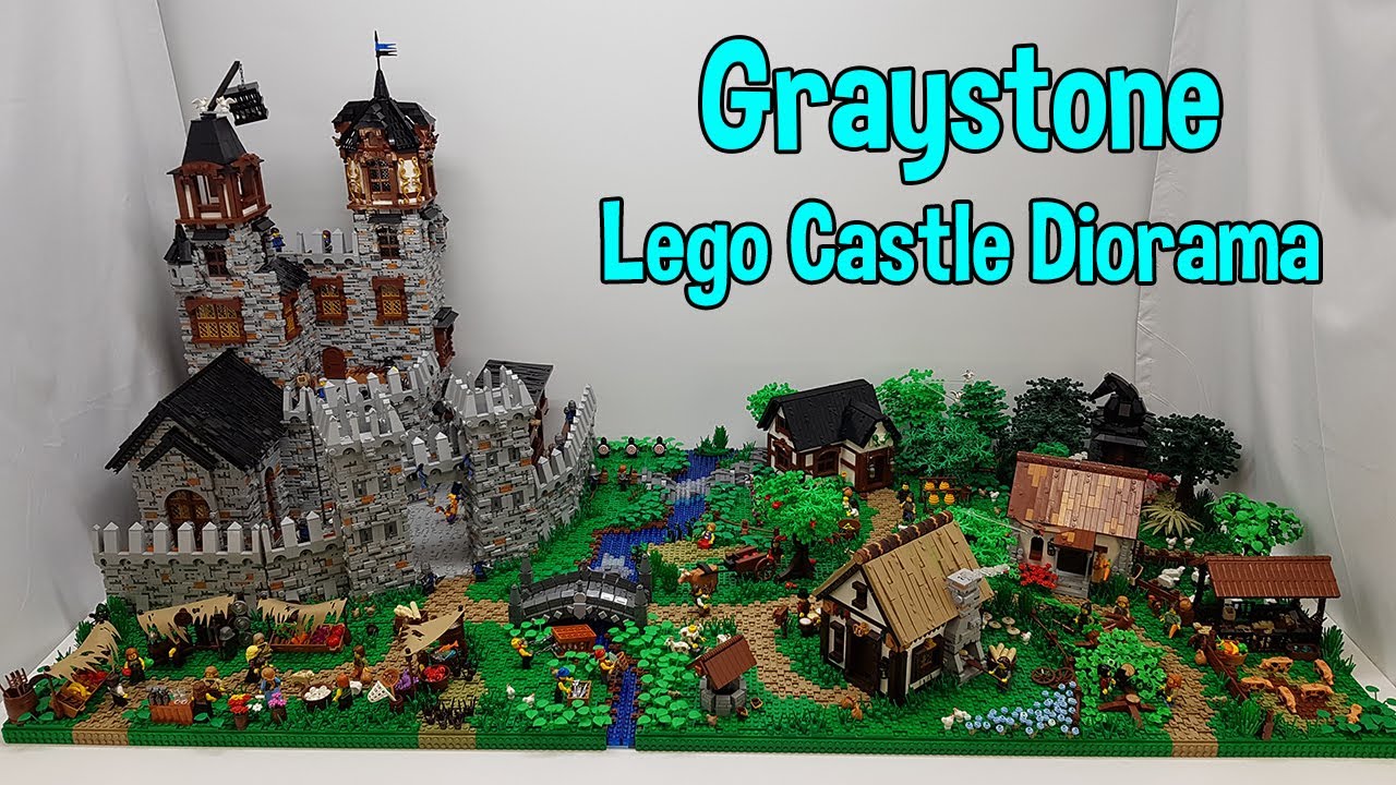 HUGE LEGO MEDIEVAL DIORAMA | 