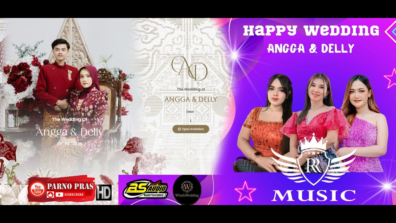 LIVE WEDDING ANGGA DENGAN DELLY 10 PEB 2026 //PARNOPRAS//WINDA SALON//