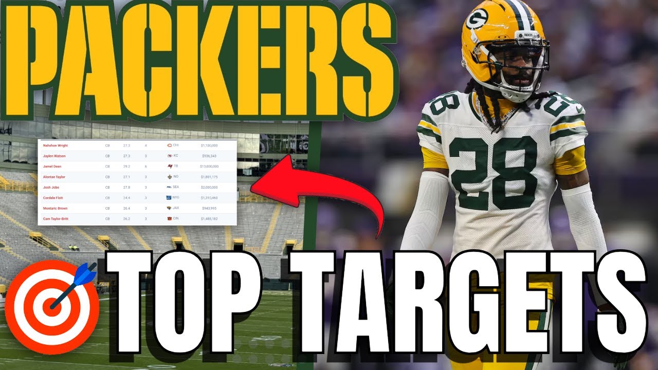 🔴 TOP CB TARGETS! Can These 5 Free Agents Help FIX The Packers Secondary?!