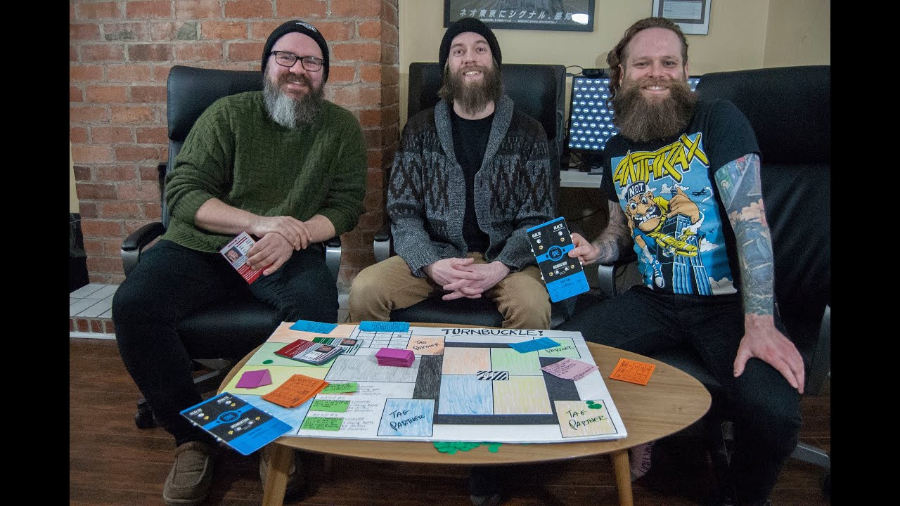 TRNBKL: A new wrestling board game made by a local team