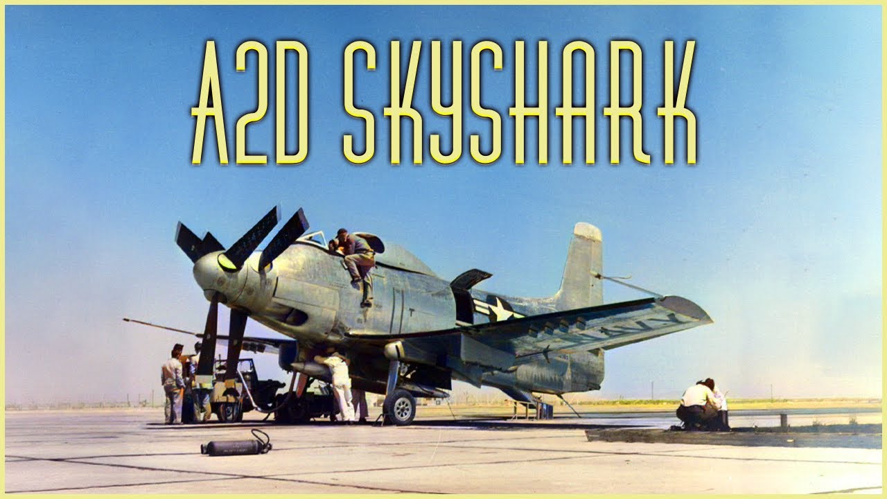 Douglas A2D Skyshark: A Turboprop Beast That Couldn&rsquo;t Tame Its Own Engine