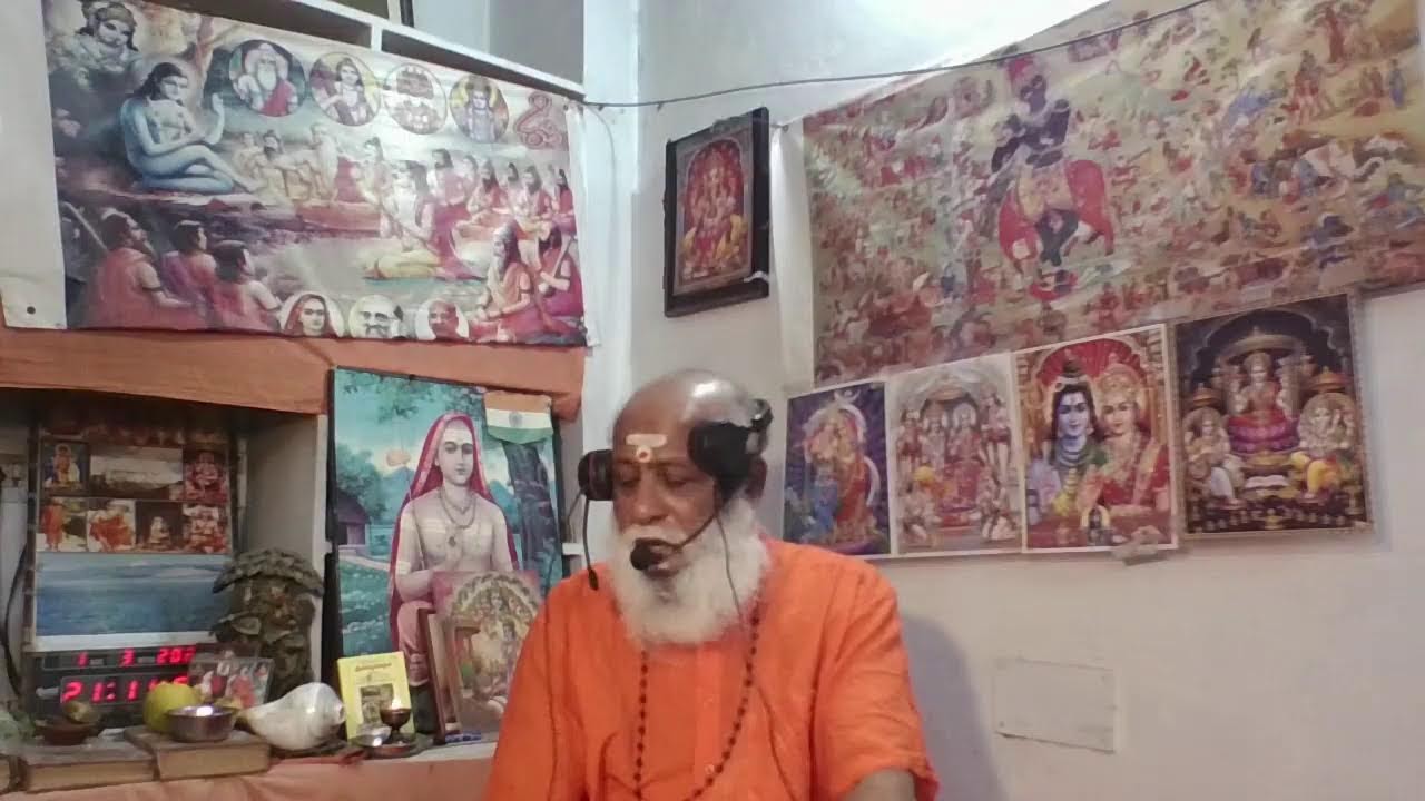 620 HINDI SATSANG ON LAGHU VAKYAVRUTTHI TITLE : SRI ADI SHANKARA GRANTHA ADHYAYANA SADHANA SRAVANTHI
