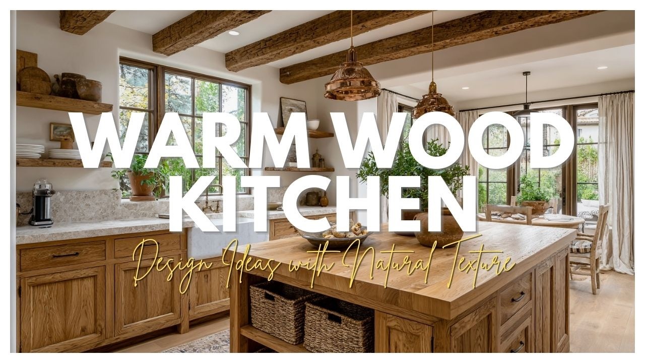 Warm Wood Kitchen Design Ideas with Natural Texture and Timeless Beauty