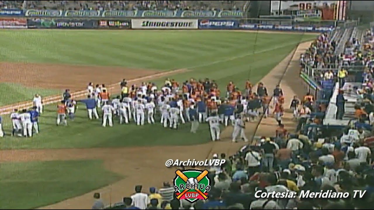 Pelotazo a Humberto Quintero, Tangana entre Águilas del Zulia vs Navegantes del Magallanes 2006-2007