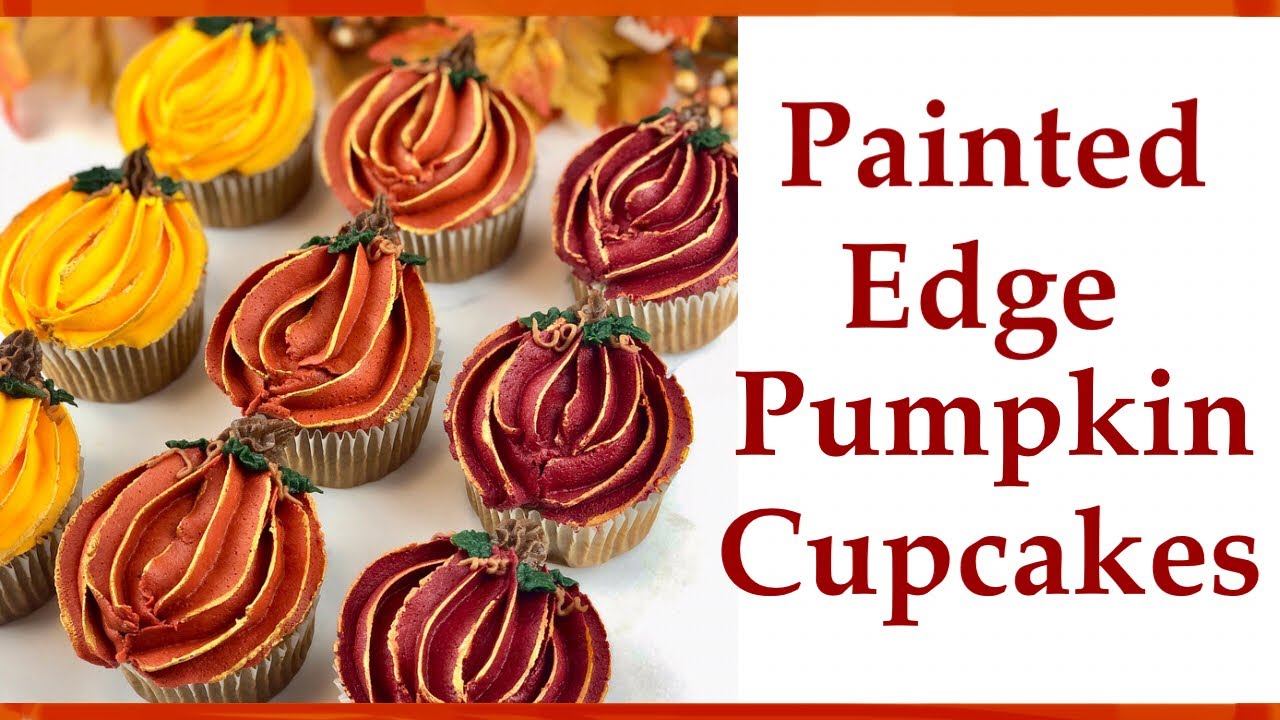 How To Make Pumpkin Themed Cupcakes - ZIBAKERIZ