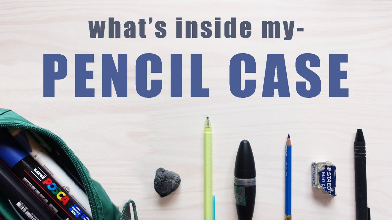 Whats In My Pencil Pouch/Case || My Most Used Supplies!