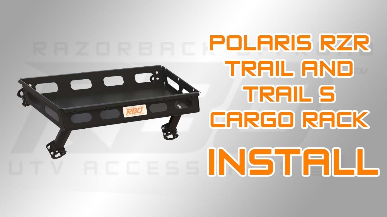 Polaris RZR Trail and Trail S Cargo Rack Installation by RazorBack Offroad™