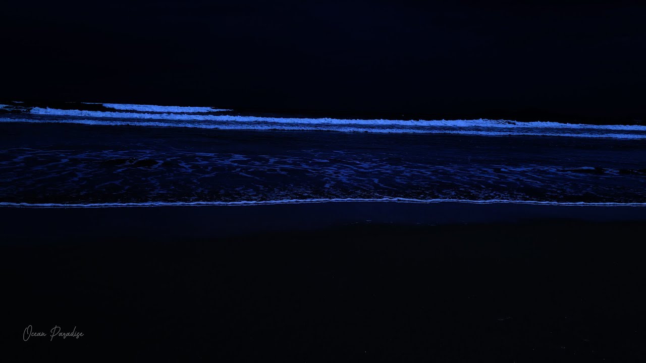 Solo 3 minuti per addormentarti velocemente con i suoni dell'oceano e le grandi onde nella notte...