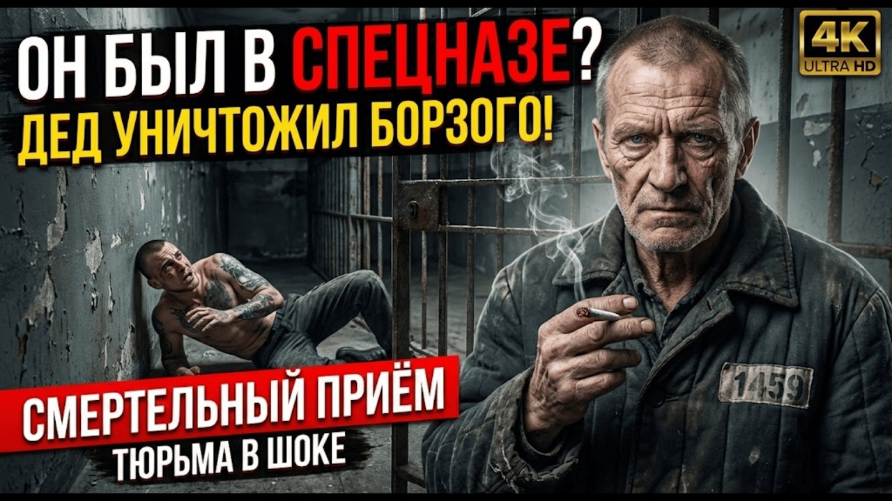 Опасный пенсионер: Как старик проучил наглого бойца за решеткой