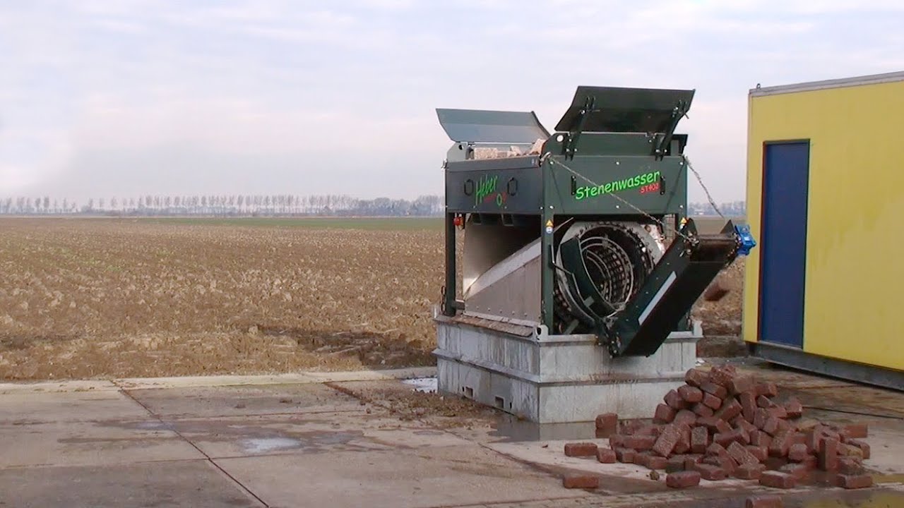 Stenenwasser | 400 m2 klinkers wassen per dag!