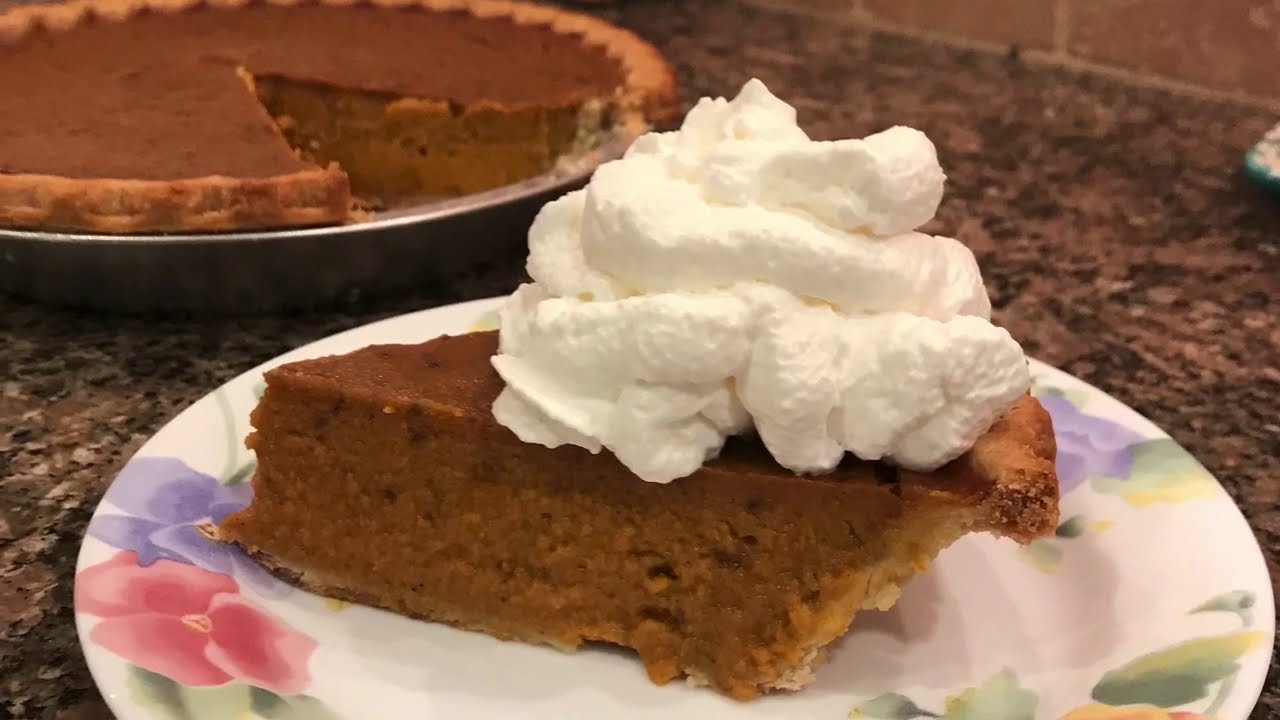 Eggless Pumpkin Pie-Fall Food Friday Collaboration with Moss Family TV