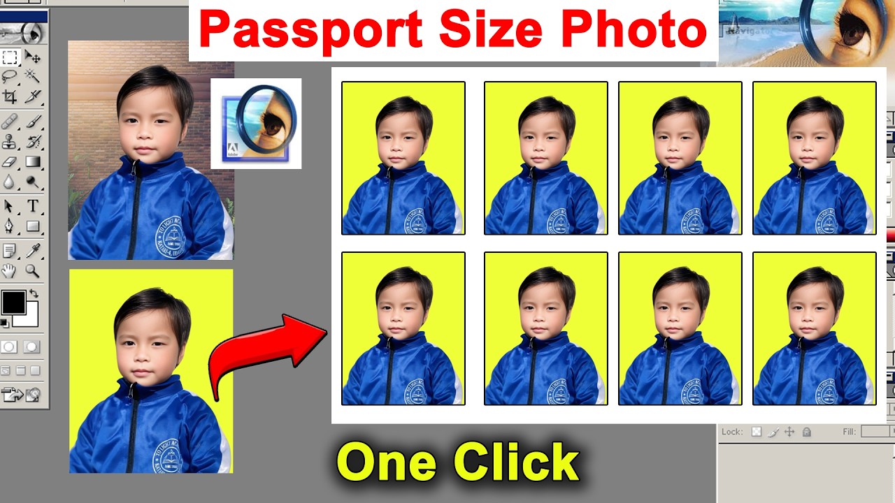 How to Make a Passport Size Photo in Photoshop | Quick & Easy Method (Nepali Tutorial)