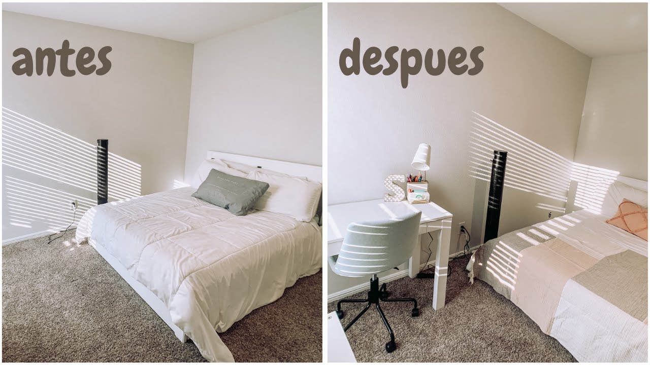 DECORACI&Oacute;N de la Habitaci&oacute;n MINIMALISTA de mi Hija TEEN (17)
