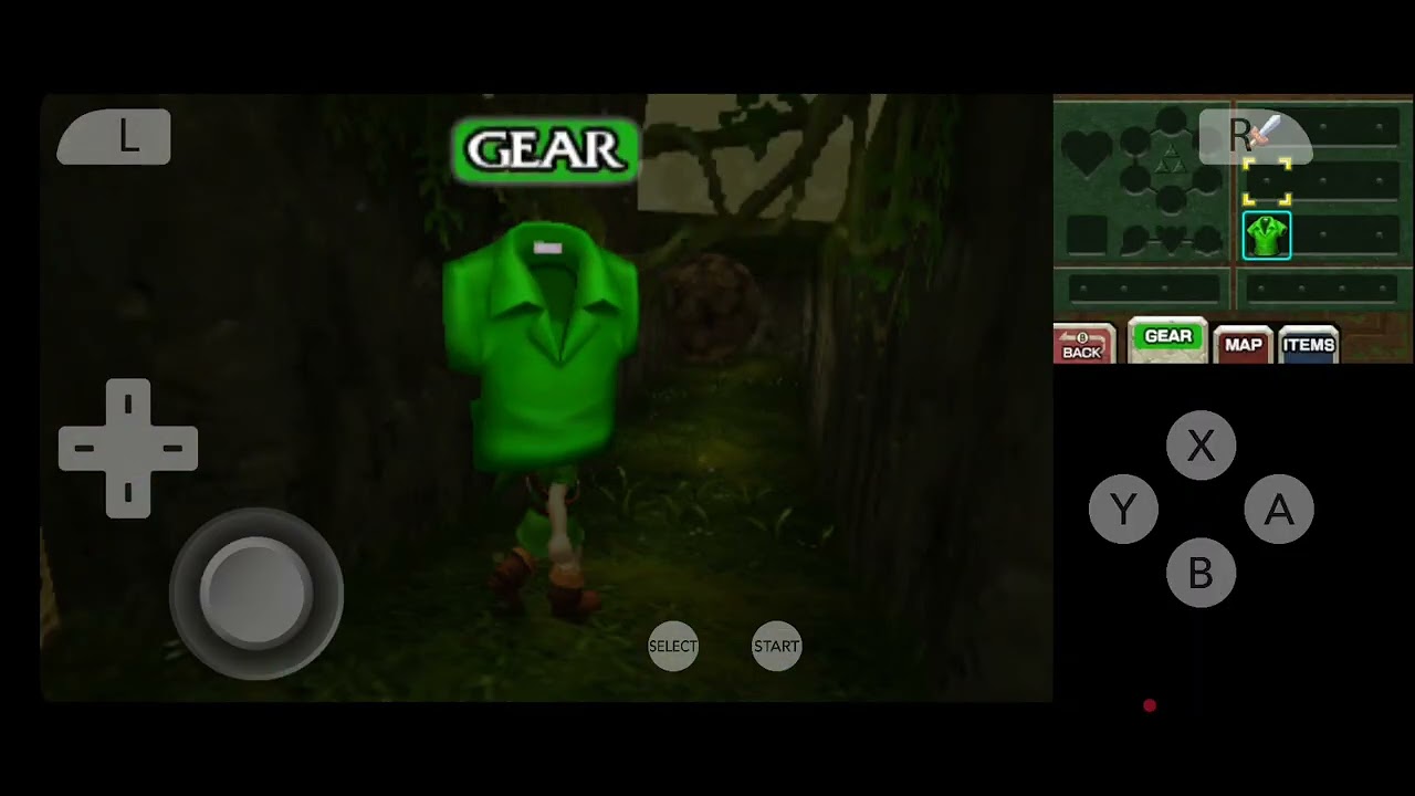 The Legends Of Zelda: Ocarina Of Time HD no celular. Gameplay curta