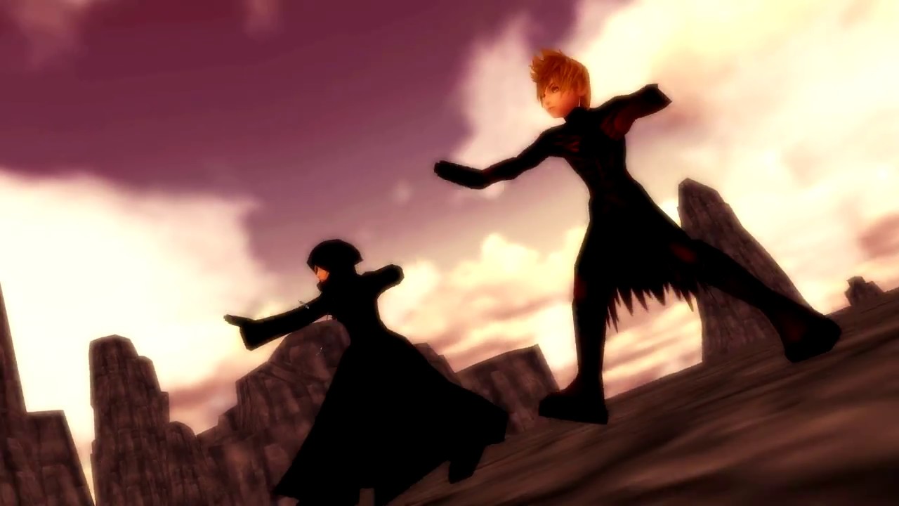 mmd childish war kingdom hearts