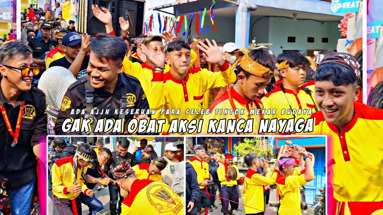 AKSI PARA SELEB TIKTOK!!! KESERUAN KANCA NAYAGA DI JALAN - GAK ADA OBAT - Seni Benjang Mekar Budaya