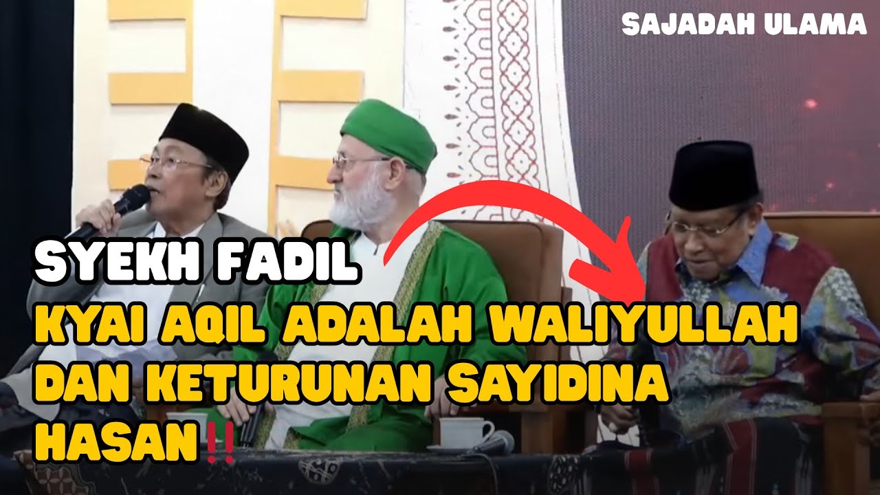 ❤‍🔥KH SAID AQIL SIROJ & SYEKH FADIL 