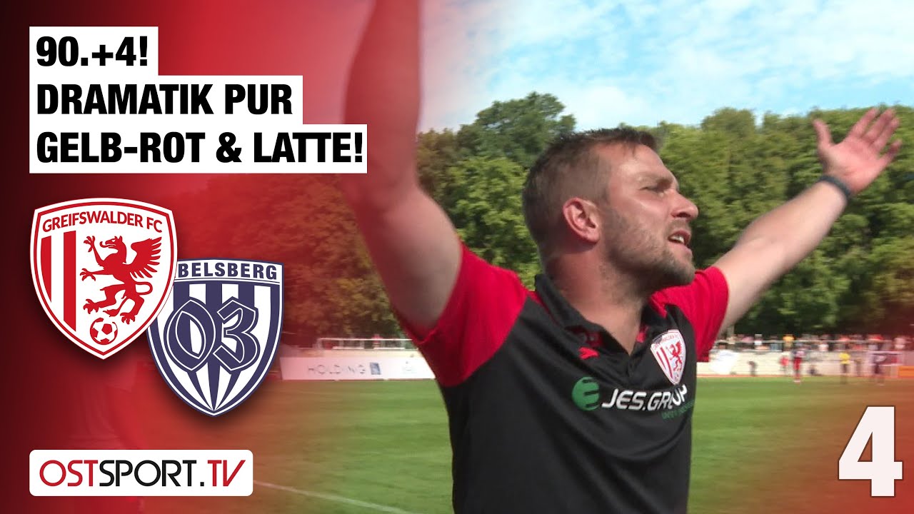 90.+4! Dramatik pur! Gelb-Rot & Latte: Greifswalder FC - SV Babelsberg 03 1:0 | Regionalliga Nordost