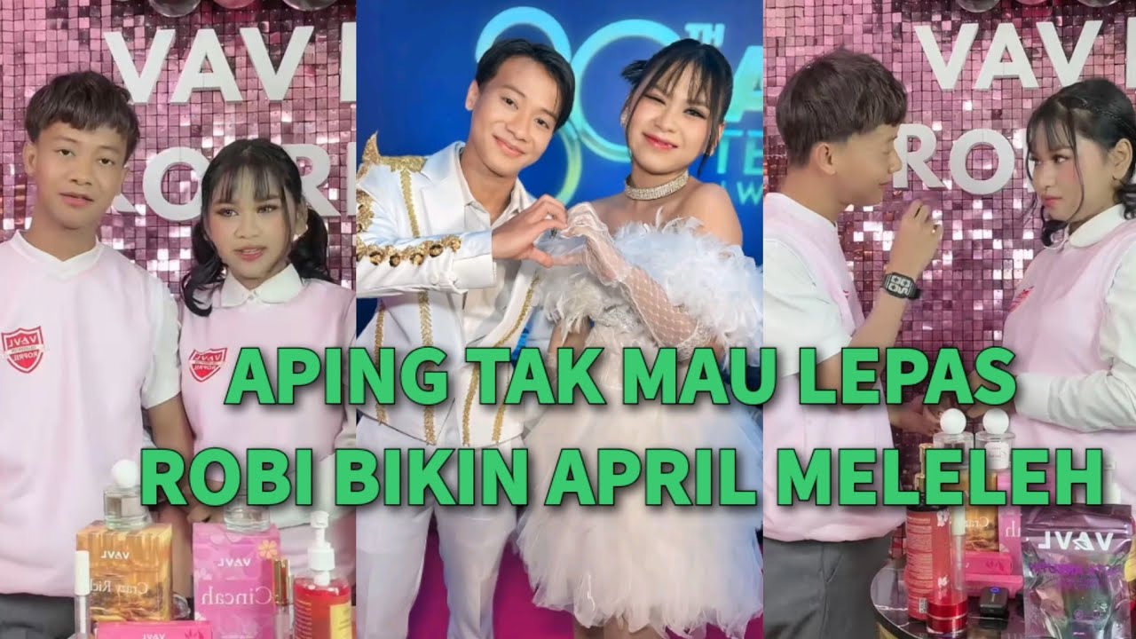 MELEDAK HEBOH!🔥ROPRIL MAKIN DEKAT. ROBI DAN APRIL SALING GOMBAL APING SAMPE GAKUAT 