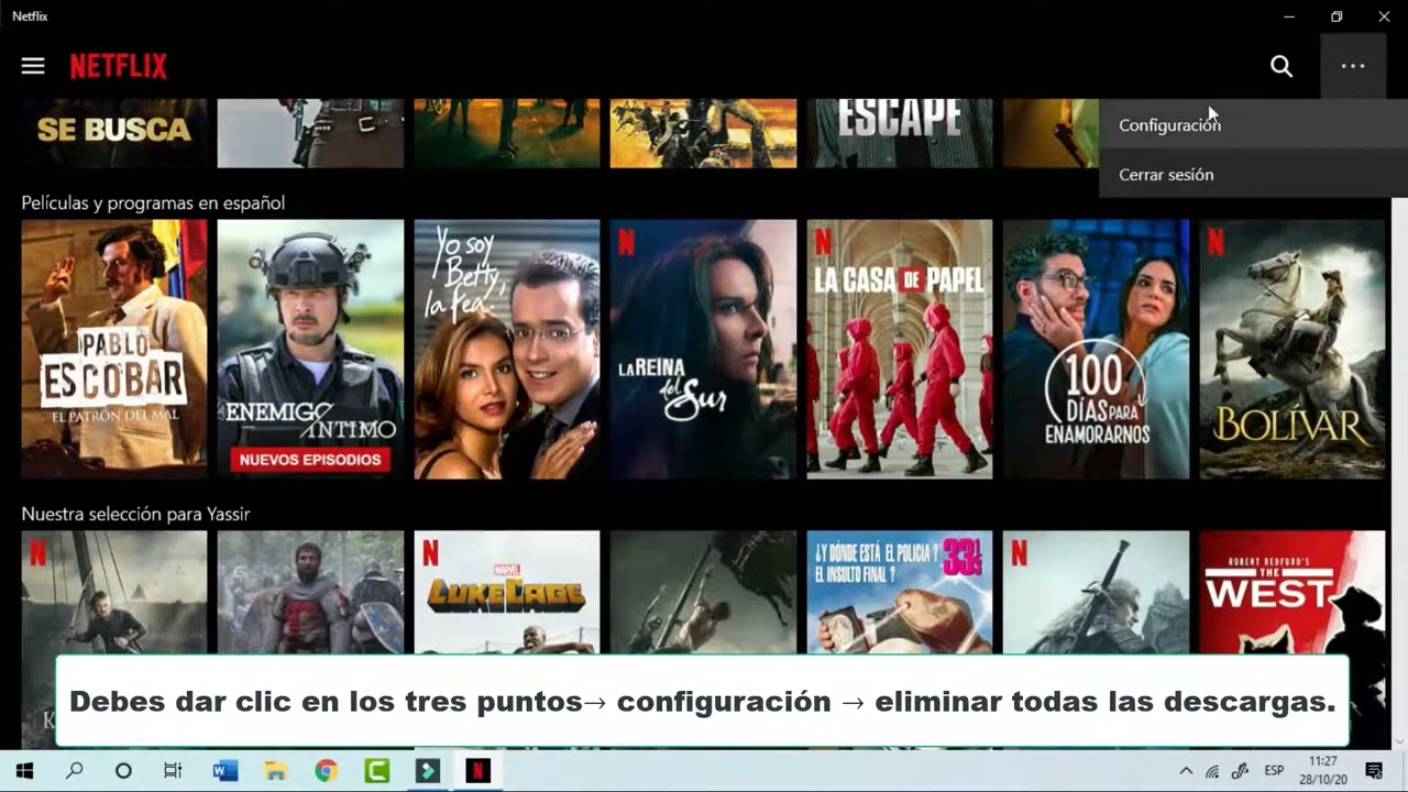 Cómo eliminar descargas en Netflix ✅️ 