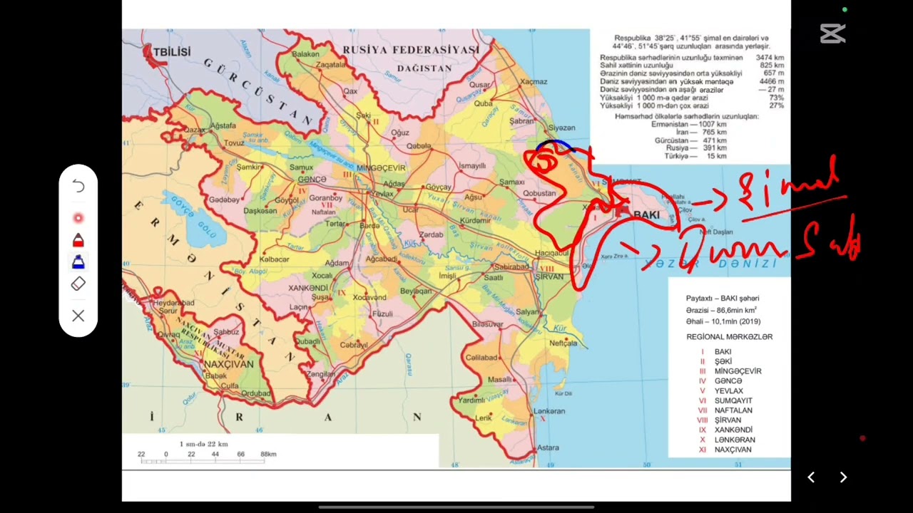 Azərbaycanın İqtisadi rayonları. ( 1 saat ayırmağa dəyər 🙂).