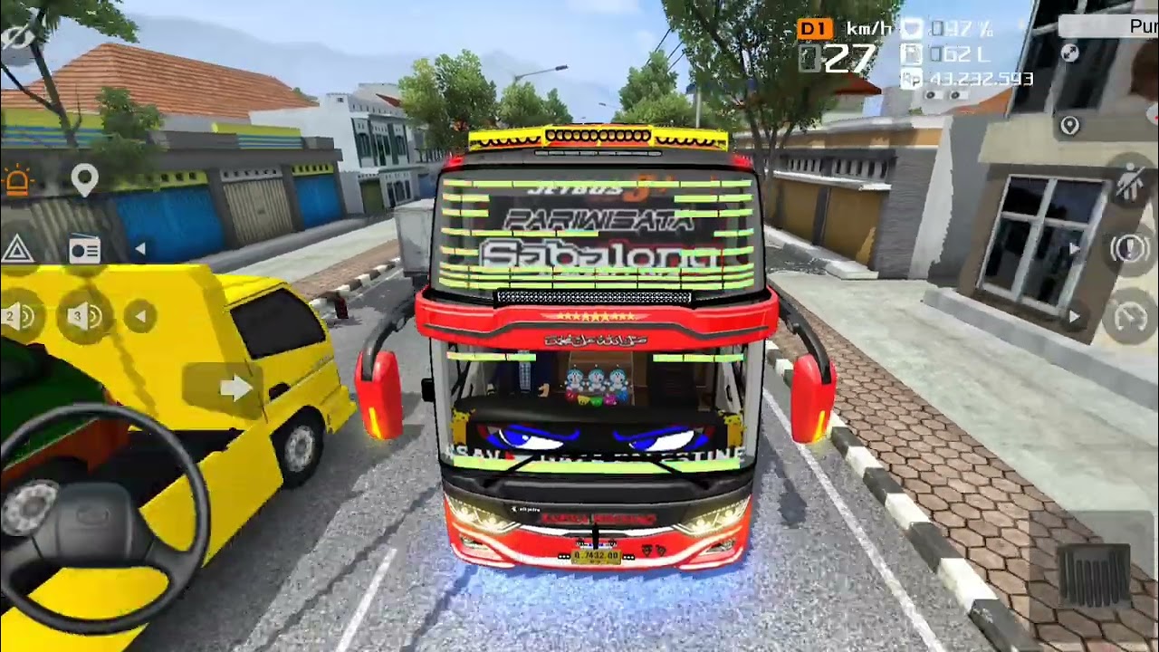 Bus Pariwisata Sabalong Aneka Bintang Bawa Anak SMP Pius Bayan Wisata Ke Yogyakarta Telolet Basuri 