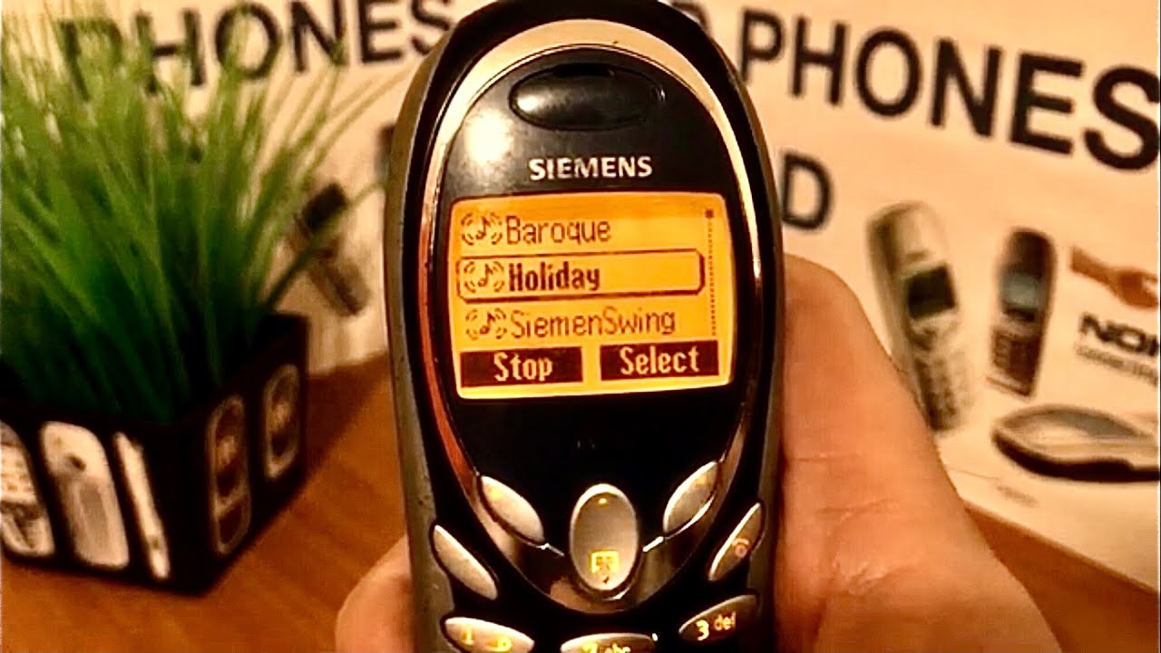 Siemens A55 ringtones 🎵 - by Old Phones World