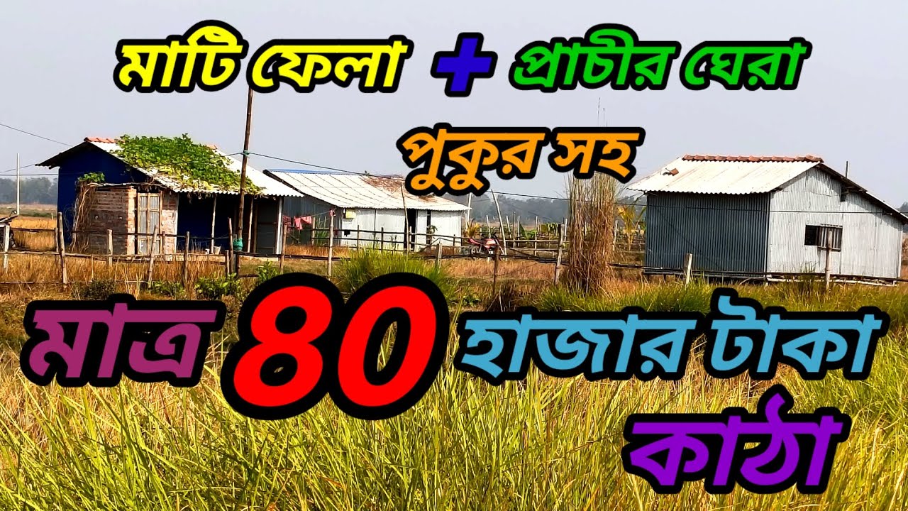 সস্তায় ,মাটি ফেলা,10 কাঠা জমি, পুকুরসহ বিক্রয় আর্জেন্ট, বাগান বাড়ির উপযুক্ত/land for sale.