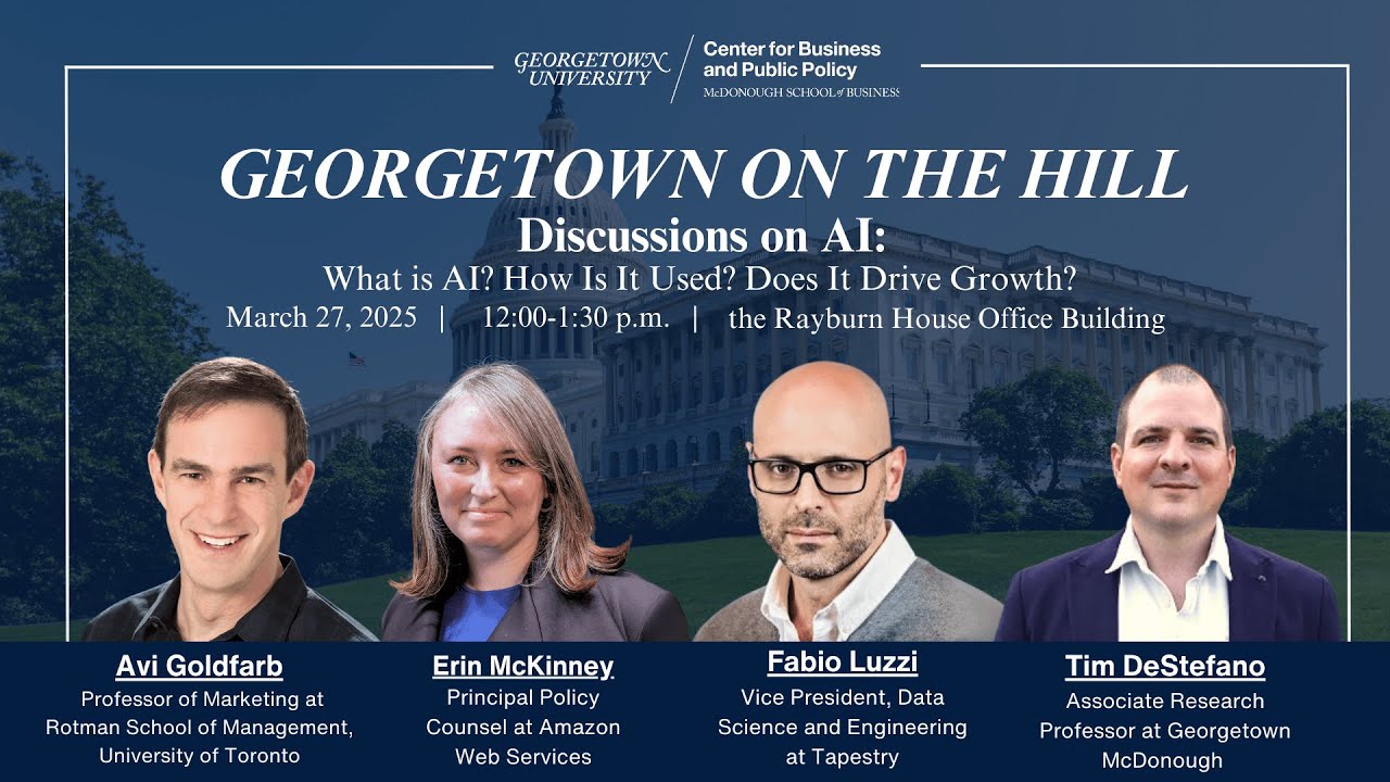 Georgetown on the Hill: Discussions on AI