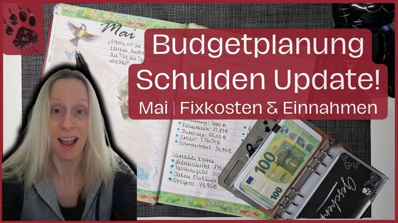 Mai Budget planen 🤩Kosten reduziert ECHTE Einnahmen & Ausgaben #umschlagmethode #budgetplanung #vlog