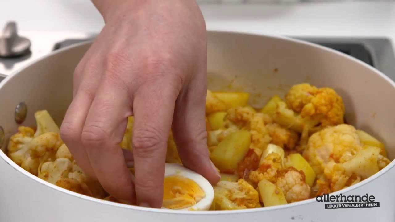 Indiase curry met aardappel en bloemkool - Allerhande