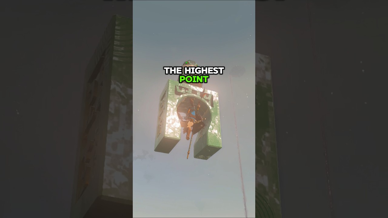 The Fastest Way to Reach Max Height In Tears of the Kingdom! 🤯 #zelda #tearsofthekingdom #totk