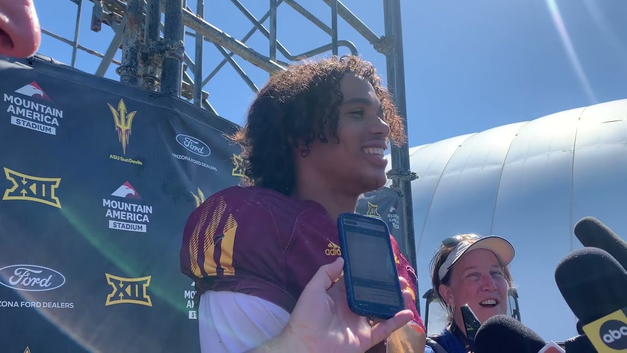 Jordyn Tyson interview after ASU&rsquo;s practice 10/14/2025