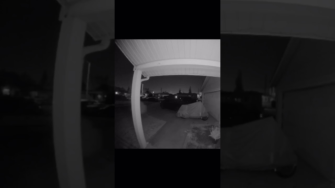 Ghost captured on home security camera?? #paranormal #ghosts #creepy
