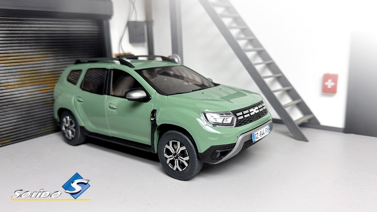 On se met au vert avec le Dacia Duster 2 ph.3 de Solido au 1/18 (180)