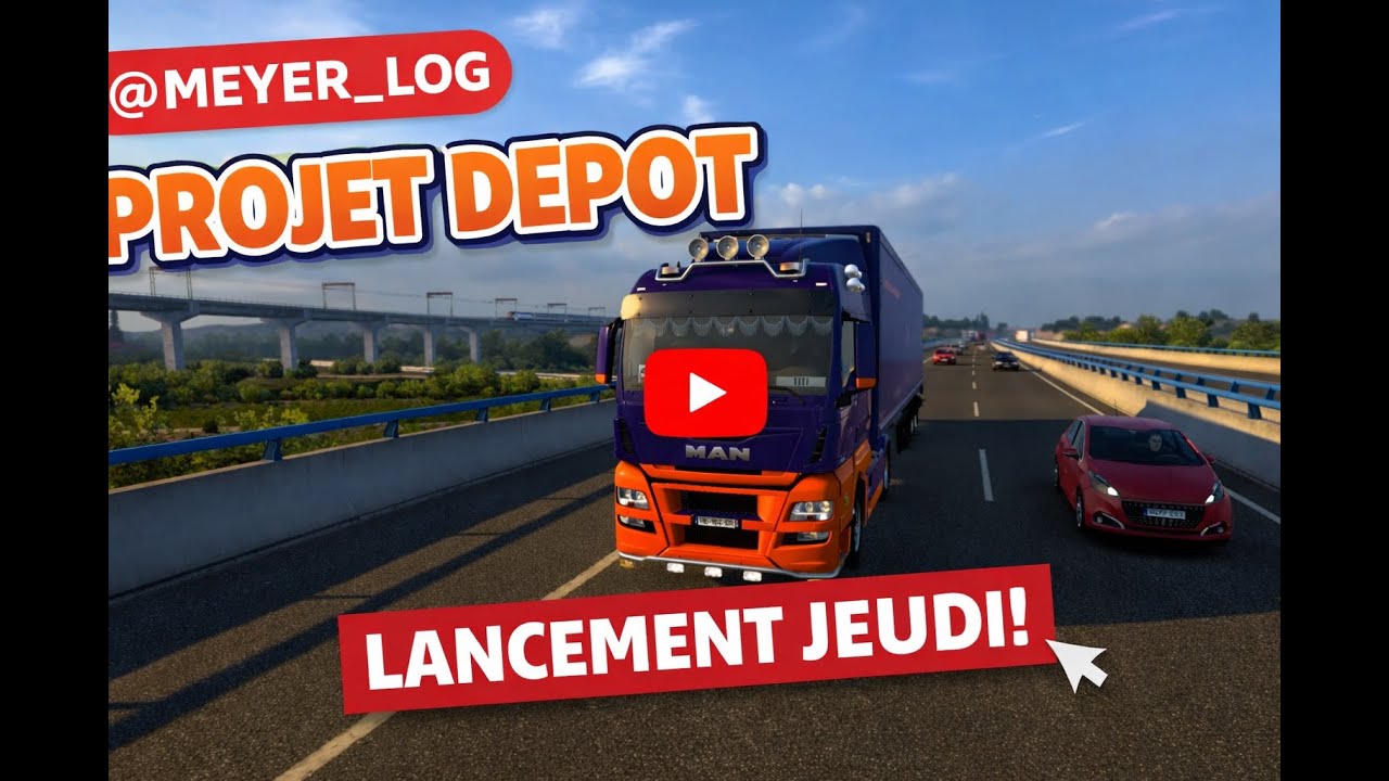 Euro Truck Simulator 2 : Nouveau projet pour la SebTrans