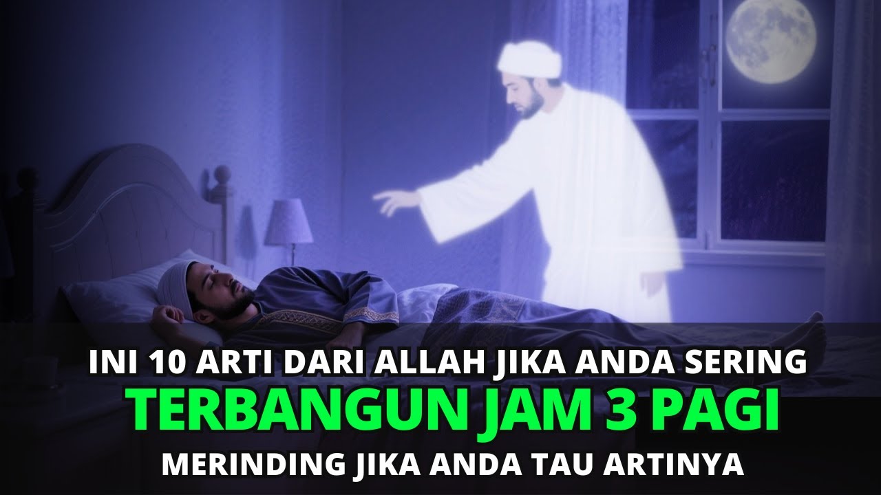Kenapa Anda Sering Terbangun Jam 3 Pagi? Ternyata Ada 10 Arti menurut Islam! Wajib Tahajud?