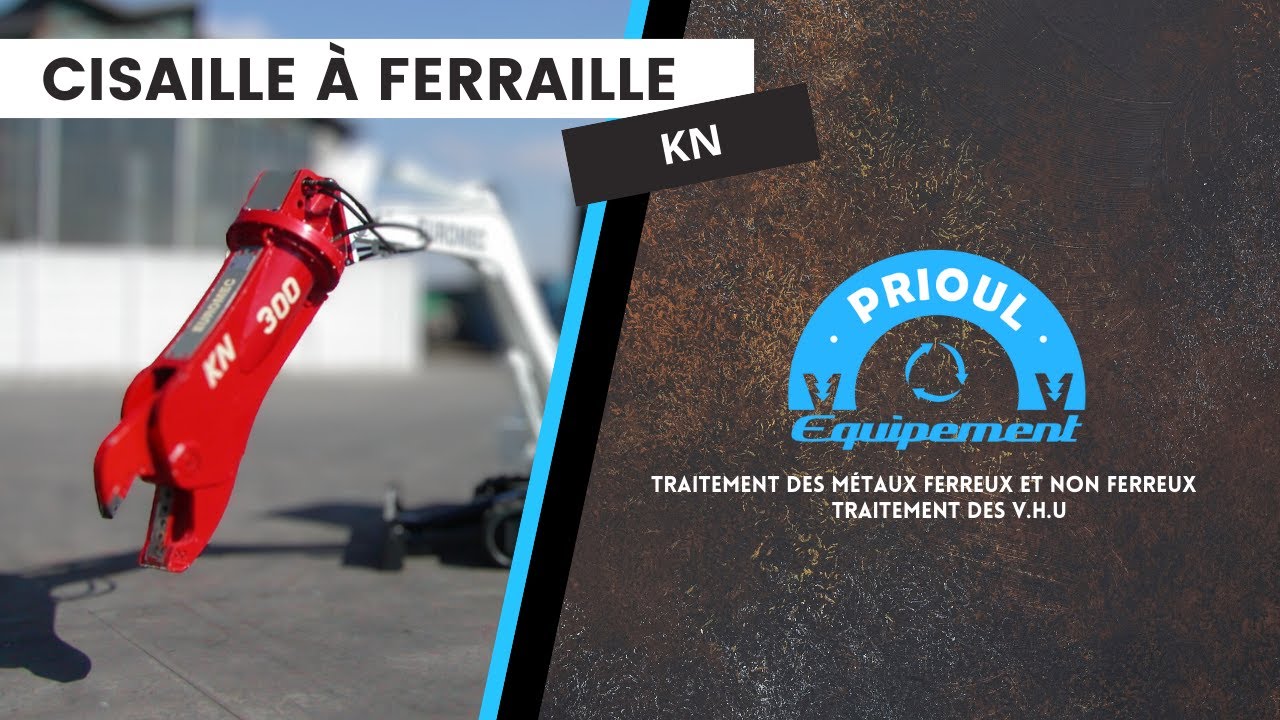 Cisaille à Ferraille Hydraulique KN | Euromec