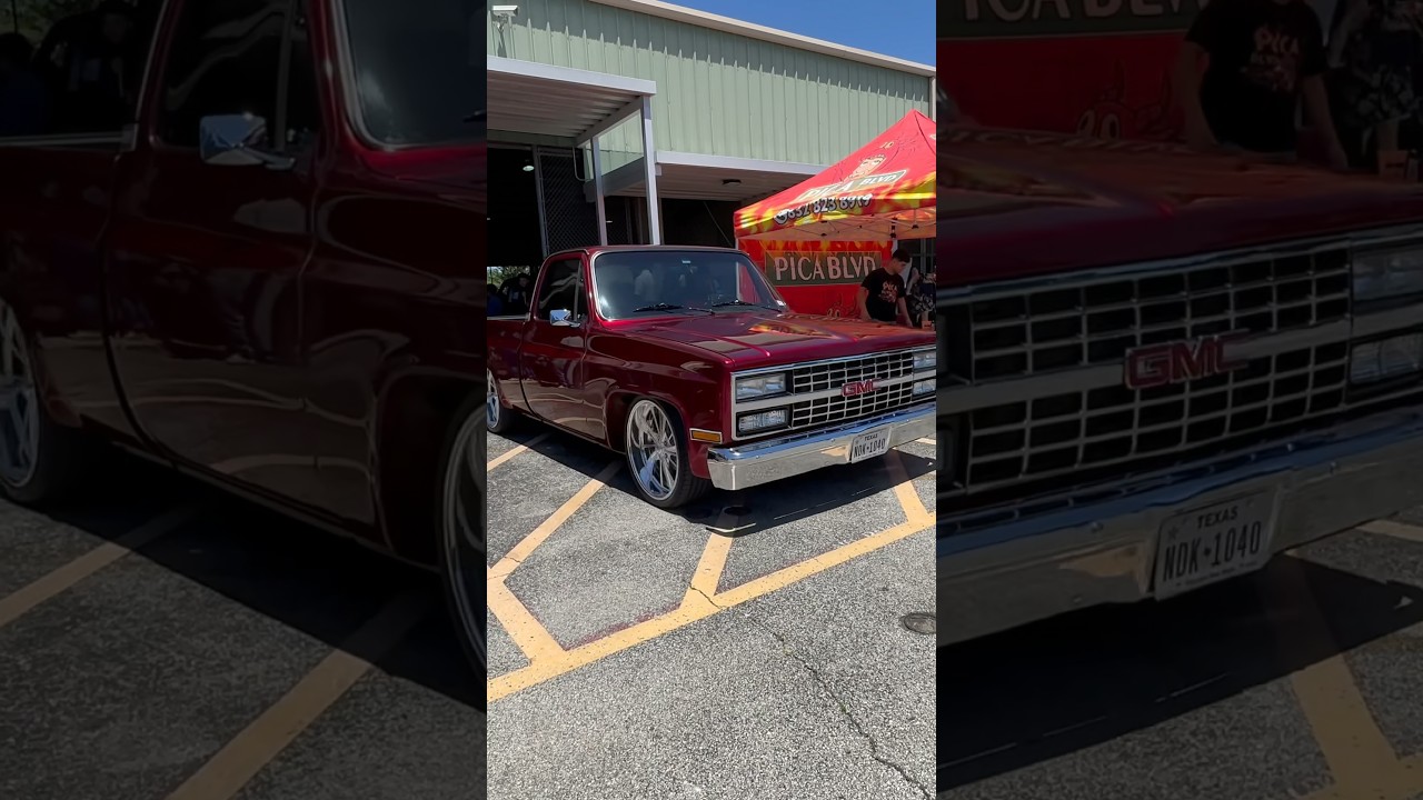 84&rsquo; 🍒 GMC SQUAREBODY KANDY PAINT 🎨 🔥🔥🔥