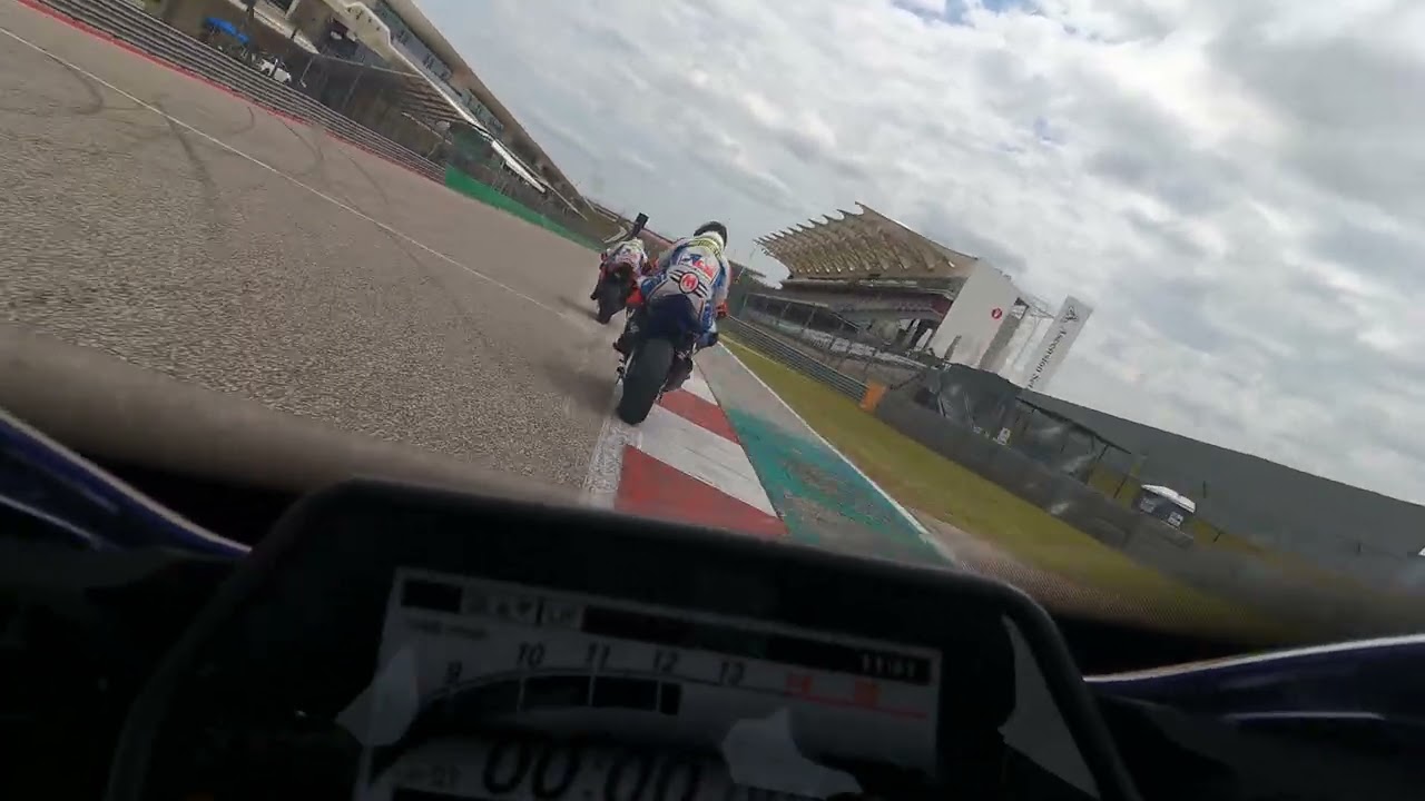 Circuit of the Americas COTA Yamaha R1 Race Bike Ridesmart Vid 5