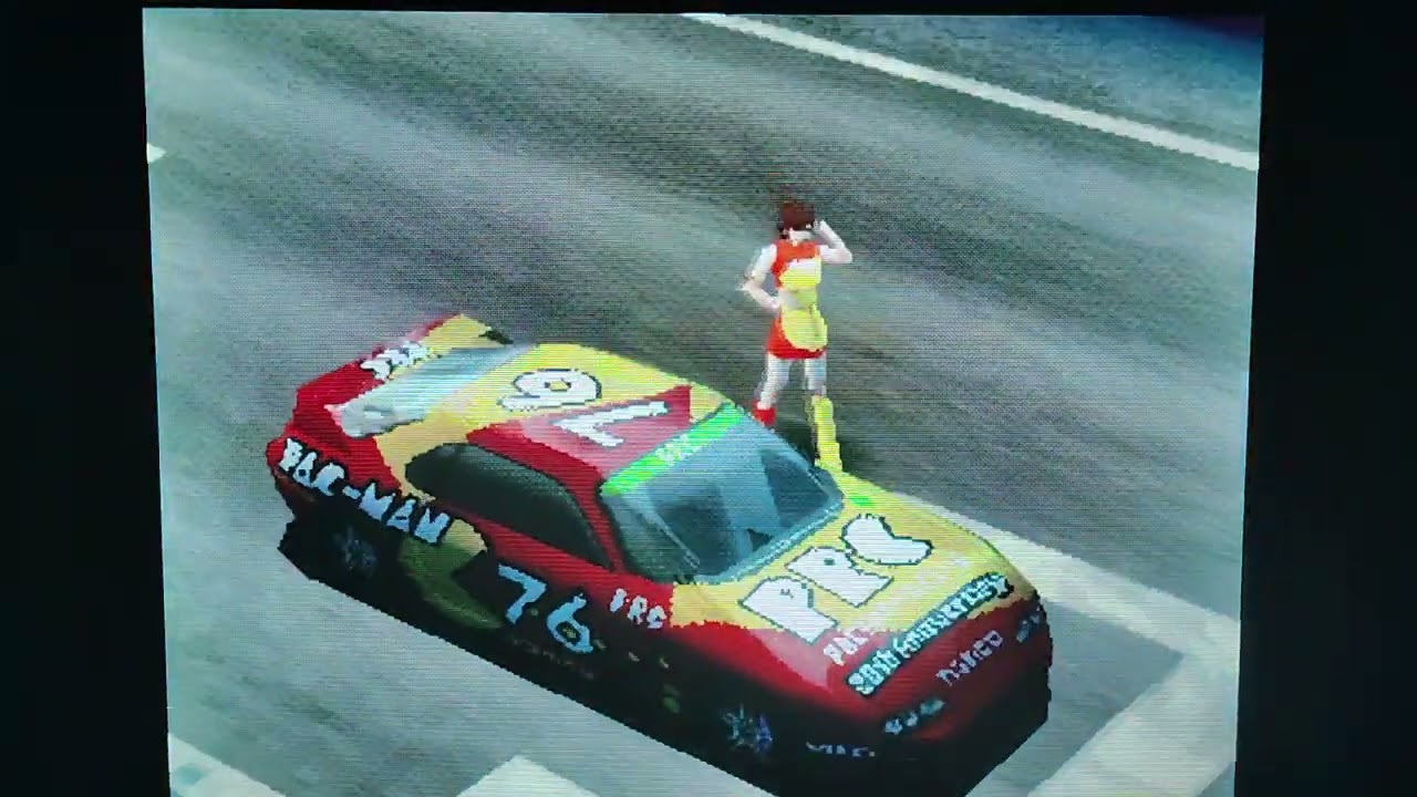 R4: Ridge Racer Type 4 Gameplay PlayStation Classic card 