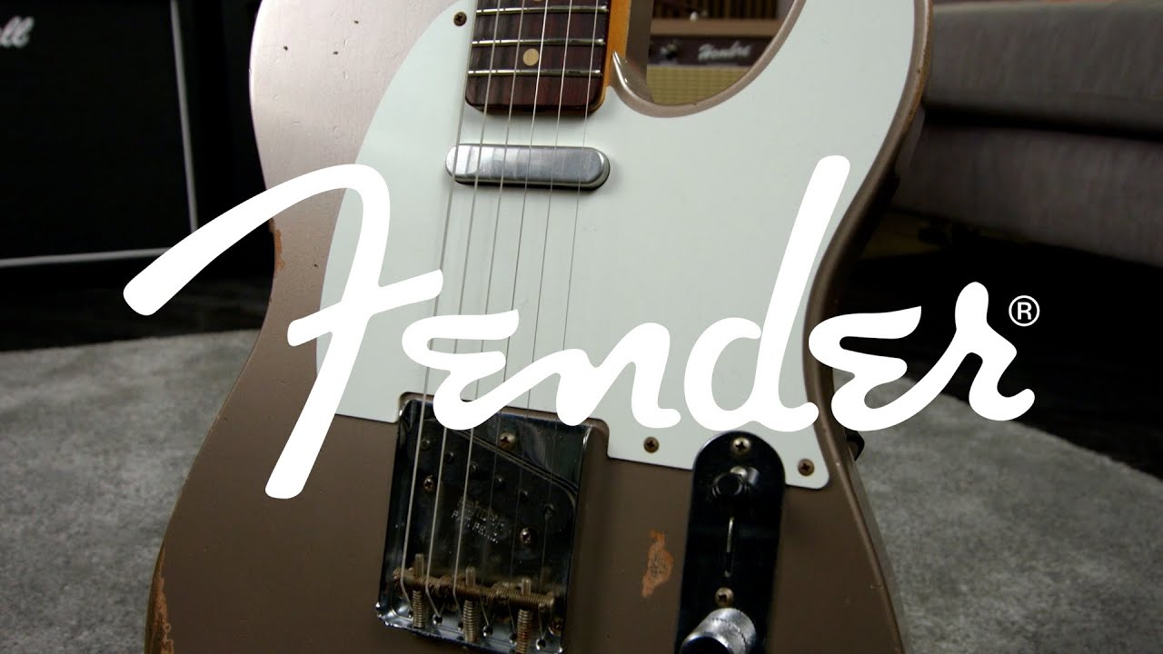 Fender Custom Shop Relic 59 Telecaster, Shoreline Gold | Gear4music sound demo