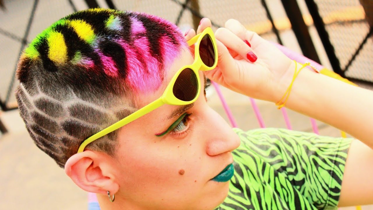 Como Pintar ANIMAL PRINT en el Pelo + Diseño 🐯🎨